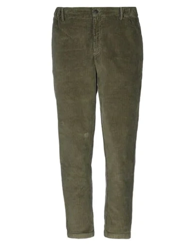 Grey Daniele Alessandrini Pants In Military Green