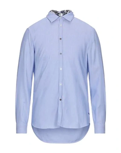 Aglini Shirts In Sky Blue