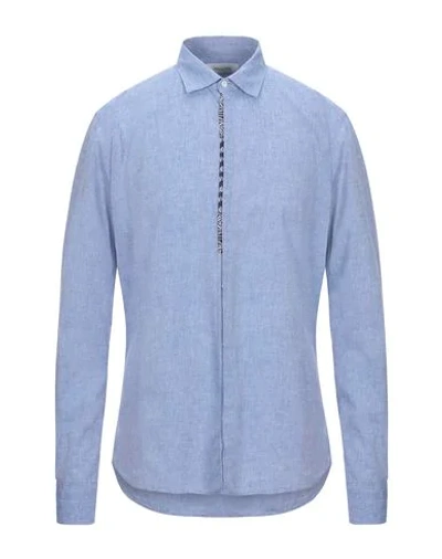 Aglini Shirts In Blue