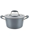 ANOLON ADVANCED HOME HARD-ANODIZED NONSTICK 4.5-QT. TAPERED SAUCEPOT