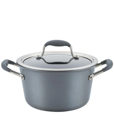 Anolon Advanced Home Hard-anodized 7.5-qt. Nonstick Wide Stockpot In Moonstone