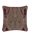J Queen New York Garnet Decorative Pillow, 20" X 20" In Red