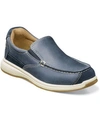 Florsheim Big Boy Great Lakes Moc Toe Slip On Jr. Shoes In Indigo