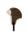 Ugg Shearling Trapper Hat In Chestnut