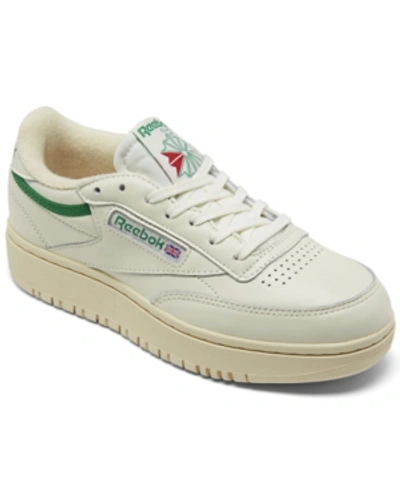 Reebok Women's Club C Double Casual Sneakers From Finish Line In White