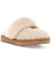 Ugg Women's Cozy Sheepskin-trimmed Knit Slippers In Cream
