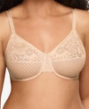 WACOAL VISUAL EFFECTS MINIMIZER BRA 857210, UP TO H CUP