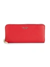 KATE SPADE PEBBLED LEATHER ZIP-AOUND LONG WALLET,0400012966224