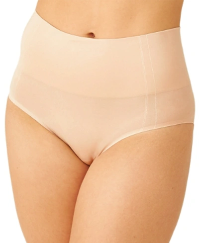 Wacoal Smooth Series Shaping High-cut Briefs In Sand (nude 5)