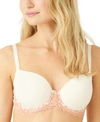 Wacoal Embrace Lace Underwire Molded Cup Bra In Dew/coralpnk