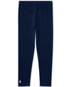 Polo Ralph Lauren Kids' Toddler Girls Pony Leggings In Refined Navy