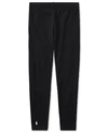 Polo Ralph Lauren Big Girls Embroidered Pony Stretch Cotton Leggings In Polo Black