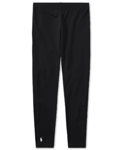 POLO RALPH LAUREN TODDLER AND LITTLE GIRLS STRETCH EMBROIDERED PONY STRETCH COTTON LEGGINGS