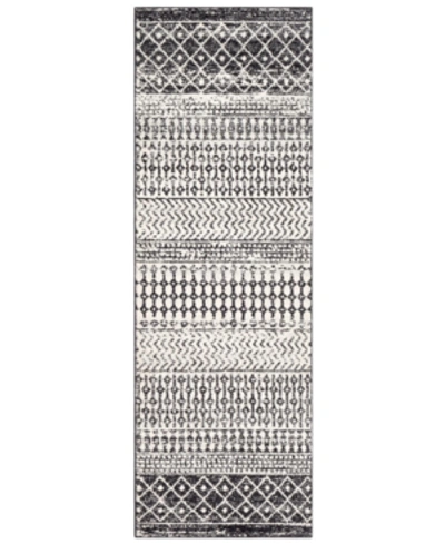 Surya Elaziz Elz-2307 Black 2'7" X 7'6" Runner Area Rug