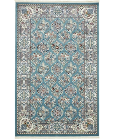 Bridgeport Home Zara Zar6 5' X 8' Area Rug In Blue