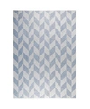 NICOLE MILLER PATIO COUNTRY CALLA 10-4554-340 BLUE AND GRAY 9'2" X 12'5" AREA RUG