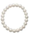 CHARTER CLUB SILVER-TONE IMITATION PEARL (8MM) BRACELET, CREATED FOR MACY'S