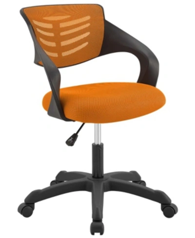 Modway Thrive Mesh Office Chair In Orange