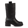 MARC ELLIS QUILTED LEATHER BOOTS,11514417