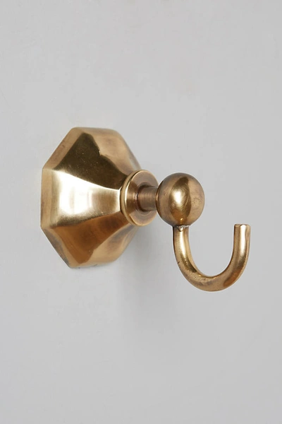 Anthropologie Brass Circlet Towel Hook By  In Brown Size Xs