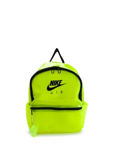 Nike Logo印花迷你双肩包 In Green