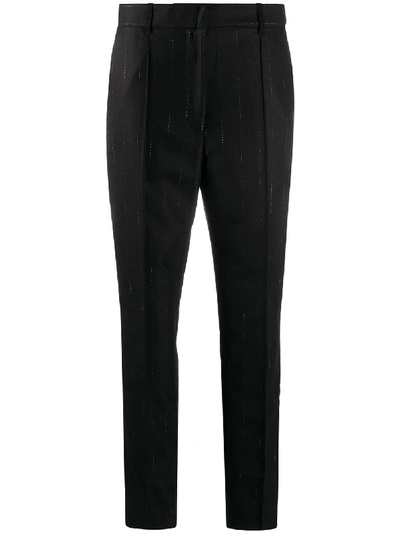 Ann Demeulemeester Low-waist Tapered Trousers In Black