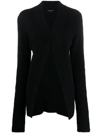 Ann Demeulemeester Open-front Virgin Wool Cardigan In Black