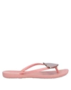 Ipanema Wave Heart Flip Flop In Pink