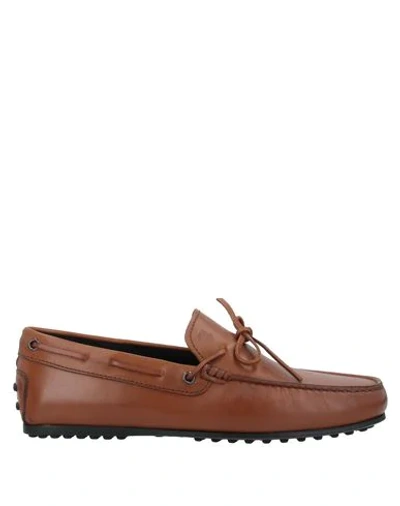 Tod's Loafers In Camel