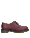 Dr. Martens Lace-up Shoes In Maroon