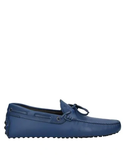 Tod's Loafers In Dark Blue
