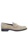 Tod's Loafers In Light Green