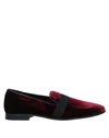 TOD'S TOD'S MAN LOAFERS BURGUNDY SIZE 7.5 TEXTILE FIBERS,11940525IF 7