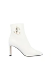 Jimmy Choo Ankle Boots In White