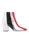 Sergio Rossi Ankle Boots In Red