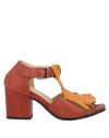 Ernesto Dolani Sandals In Brick Red