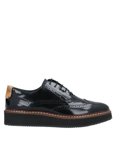 Alviero Martini 1a Classe Lace-up Shoes In Black