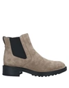 Hogan Ankle Boots In Dove Grey
