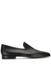 Magnanni Leather Loafers In Black