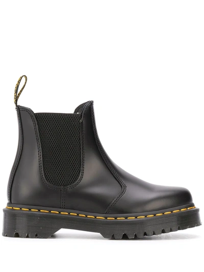 Dr. Martens' Embury Leather Casual Chelsea Boots In Nero