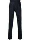 TAGLIATORE PLEAT-FRONT STRAIGHT LEG TROUSERS