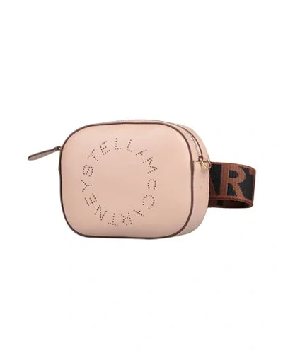Stella Mccartney Beltbag With Perforated Logo In Pink,black,brown