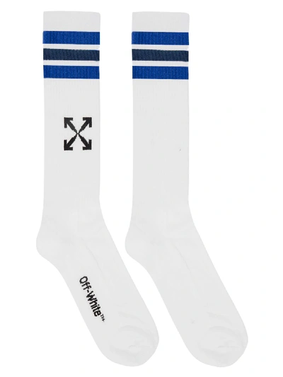 Off-white Arrows-motif Calf-length Socks In White