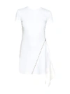 AREA WHITE CRYSTAL MINI DRESS,PF20D23003