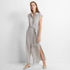 moon river corset poplin midi dress Mocha Square Neck Trim Detail Casual dresses A serene Swing_Dress Color:LT BLUE Annalise Puff Sleeve Square