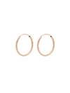 JACQUIE AICHE 14KT ROSE GOLD SINGLE HOOP EARRING