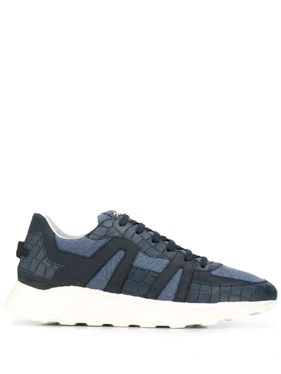Hide & Jack Unisex Chunky Sole Trainers In Blue