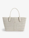 ANYA HINDMARCH NEESON WOVEN LEATHER TOTE BAG,R03664894