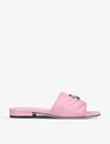 GUCCI JOLIE LEATHER SLIDERS,R03658114