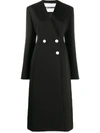 JIL SANDER DOUBLE-BREASTED MID-LENGTH COAT